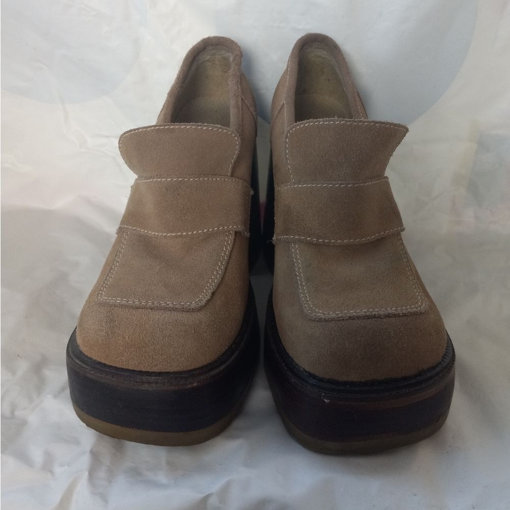 Vintage Bakers Shoes Chunky Block Heel Size 8 US - Picture 4 of 16
